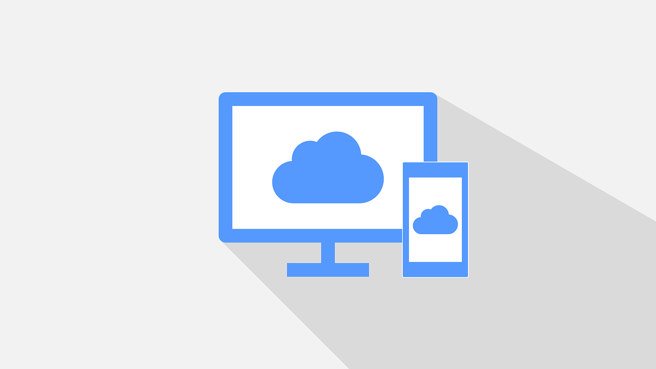Free cloud computing connection cloud vector